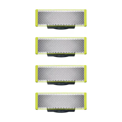 Philips Norelco OneBlade OneBlade QP240/50 Replacement blade, Shaving head, 4 head(s), Silver, Metal, Philips, Norelco OneBlade