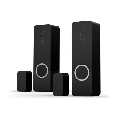 Philips Secure contact sensor, Wireless, ZigBee, Black, Door/Window, Adhesive tape/Screw, III