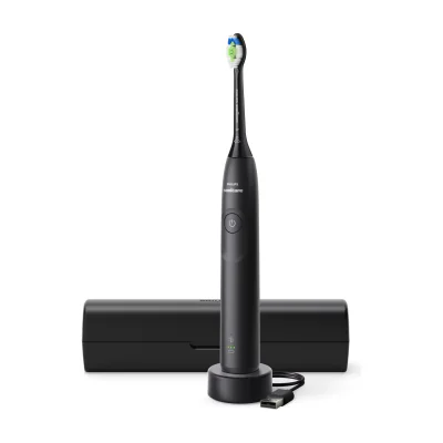 Philips Sonicare 5300 series Series 5300 HX7101/02 Rechargeable Sonic Electric Toothbrush, Adult, Sonic toothbrush, Daily care, 62000 movements per minute, Black, 2 min