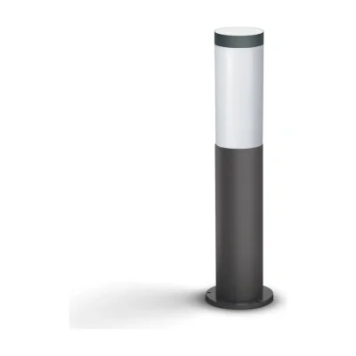 Philips Utrecht Pedestal/Pathway Light 20W E27 No-bulb, Anthracite, Stainless steel, Patio, Garden, I, Contemporary, Garden, Patio
