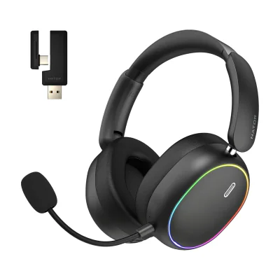 HATOR Phoenix 2 Wireless, Wired & Wireless, Gaming, 10 - 44000 Hz, 265 g, Headset, Black