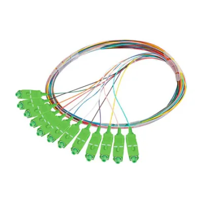 Pigtail Fiber Optic Lanberg SM SC/APC, Semi Tight, 9/125, G657A1, 12X2 metri, Multicolor