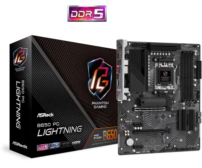 Placa de baza ASRock B650 PG Lightning, Socket AM5, DDR5, ATX
