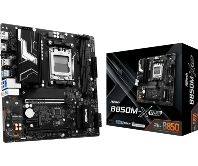 Placa de baza ASRock B850M-X R2.0, Socket AM5, DDR5, Micro-ATX