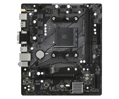 Placă de bază ASROCK de ASRock A520M-HVS, Priză AM4, DDR4, Micro-ATX