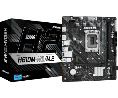 Placa de baza ASRock H610M-H2/M.2, Socket 1700, DDR4, Micro-ATX