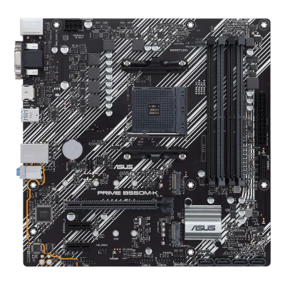 Placă de bază ASUS de ASUS PRIME B550M-K, Priză AM4, DDR4, Micro-ATX