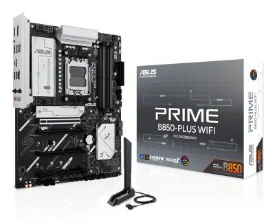 Placă de bază ASUS de ASUS PRIME B850-PLUS WIFI, Priză AM5, DDR5, ATX, Multicolour
