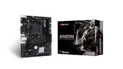Placa de baza Biostar A520MHP, Socket AM4, DDR4, Micro-ATX