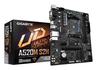 Placa de baza Gigabyte A520M S2H motherboard Socket AM4 micro ATX "A520M S2H (rev. 1.0)"