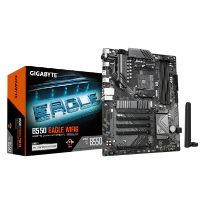 Placa de baza Gigabyte B550 EAGLE WIFI6, Socket AM4, DDR4, ATX