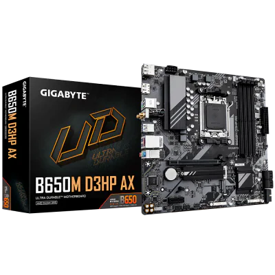 Placa de baza Gigabyte B650M D3HP AX, Socket AM5, DDR5, Micro-ATX