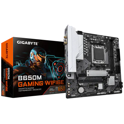 Placa de baza Gigabyte B650M GAMING WIFI6E, Socket AM5, DDR5, Micro-ATX