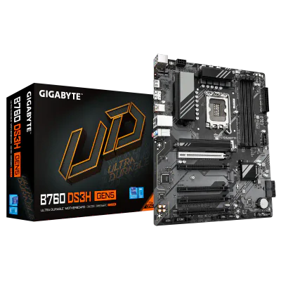 Placa de baza Gigabyte B760 DS3H GEN5, Socket 1700, DDR5, ATX