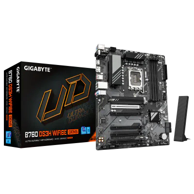 Placa de baza Gigabyte B760 DS3H WIFI6E GEN5, Socket 1700, DDR5, ATX
