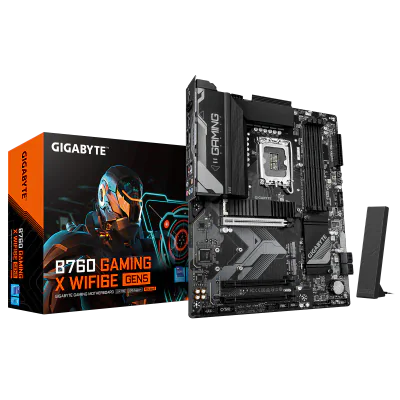 Placa de baza Gigabyte B760 GAMING X WIFI6E GEN5, Socket 1700, DDR5, ATX