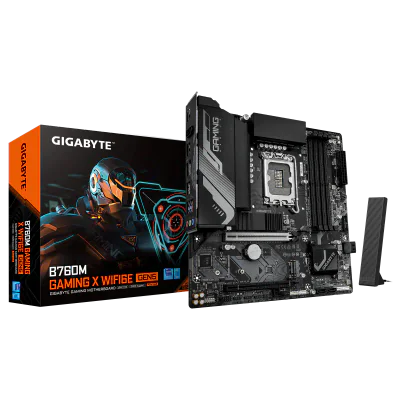 Placa de baza Gigabyte B760M Gaming X WiFi6E Gen5, LGA 1700, DDR5, Micro-ATX
