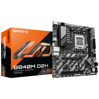 Placa de baza Gigabyte B840M D2H, Socket AM5, DDR5, Micro-ATX