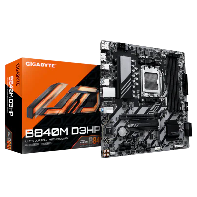 Placa de baza Gigabyte B840M D3HP, Socket AM5, DDR5, Micro-ATX