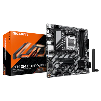 Placa de baza Gigabyte B840M D3HP WIFI6E, Socket AM5, DDR5, Micro-ATX