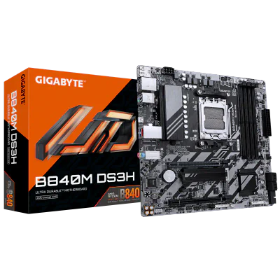 Placa de baza Gigabyte B840M DS3H, Socket AM5, DDR5, Micro-ATX