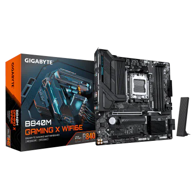 Placa de baza Gigabyte B840M GAMING X WIFI6E, Socket AM5, DDR5, Micro-ATX