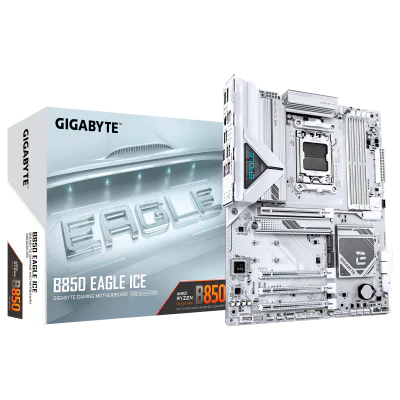 Placa de baza Gigabyte B850 EAGLE ICE, Socket AM5, DDR5, ATX
