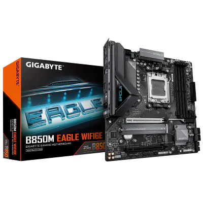 Placa de baza Gigabyte B850M EAGLE WIFI6E, Socket AM5, DDR5, Micro-ATX