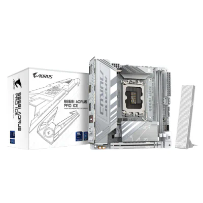Placa de baza Gigabyte B860I AORUS PRO ICE, Socket 1851, DDR5, Mini-ITX