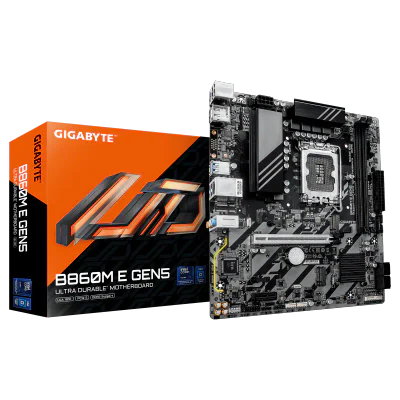 Placa de baza Gigabyte B860M E GEN5, Socket 1851, DDR5, Micro-ATX