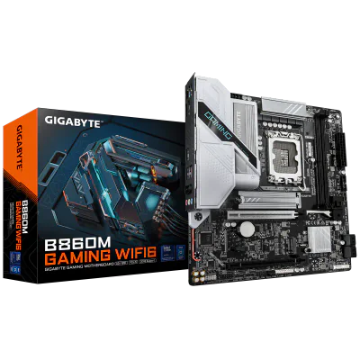 Placa de baza Gigabyte B860M GAMING WIFI6, Socket 1851, DDR5, Micro-ATX