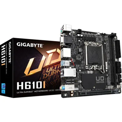 Placa de baza Gigabyte H610I, Socket 1700, DDR5, Mini-ITX