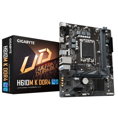 Placa de baza Gigabyte H610M K, Socket 1700, DDR4, Micro-ATX