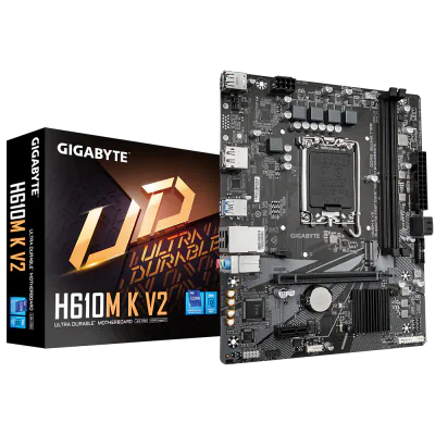 Placa de baza Gigabyte H610M K V2, Socket 1700, DDR5, Micro-ATX