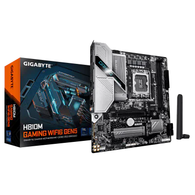 Placa de baza Gigabyte H810M Gaming WIFI6 GEN5, Socket 1851, DDR5, Micro-ATX