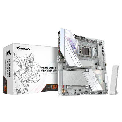 Placa de baza Gigabyte X870 AORUS TACHYON ICE, Socket AM5, DDR5, ATX