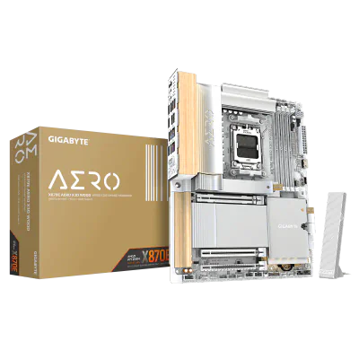 Placa de baza Gigabyte X870E AERO X3D WOOD, Socket AM5, DDR5, ATX