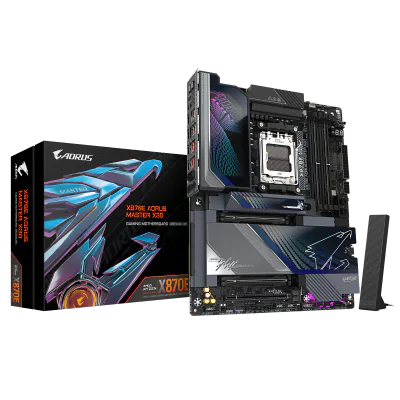 Placa de baza Gigabyte X870E AORUS MASTER X3D, Socket AM5, DDR5, ATX