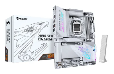 Placă de bază GIGABYTE X870E aorus PRO X3D ICE