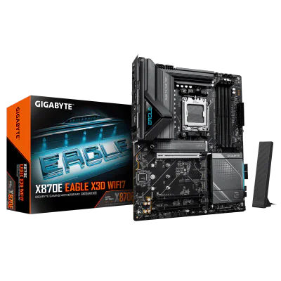 Placa de baza Gigabyte X870E EAGLE X3D WIFI7, Socket AM5, DDR5, ATX