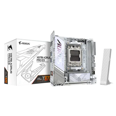 Placa de baza Gigabyte X870I AORUS PRO ICE, Socket AM5, DDR5, Mini-ITX