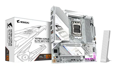 Placă de bază GIGABYTE X870M aorus elite WIFI7 ICE