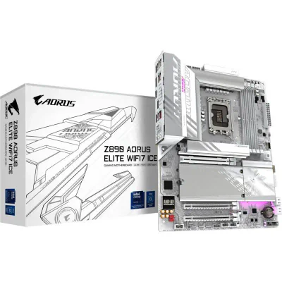 Placa de baza Gigabyte Z890 AORUS ELITE WIFI7 ICE, Socket 1851, DDR5, ATX