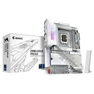 Placa de baza Gigabyte Z890 AORUS PRO ICE, Socket 1851, DDR5, ATX