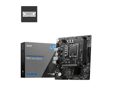Placa de baza MSI PRO H610M-E, LGA 1700, DDR5, Micro-ATX