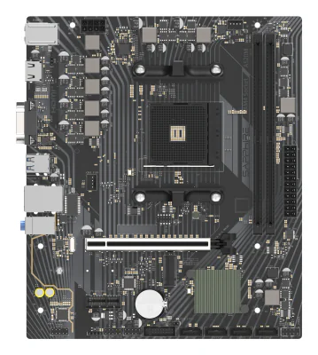 Placă de bază SAPPHIRE de Sapphire A520M-E, Priză AM4, DDR4, Micro-ATX, Black
