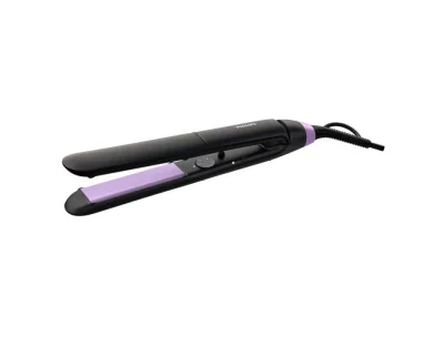 Placa de indreptat parul PHILIPS EssentialCare BHS377/00, 10 trepte de temperatura, Negru, L x A x I (mm) 54x346x90
