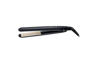 Placa de indreptat parul Remington Ceramic Slim S1510, Invelis ceramic, Temperatura 220 ºC, Negru