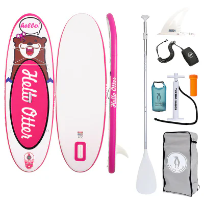 Placă de paddle SUP pentru copii FunWater Tuxedo Sailor 2,4m (roz)