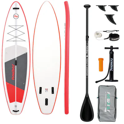 Placă de paddleboard FunWater SUP SUPFW69C 3,35m (roșu-albă)